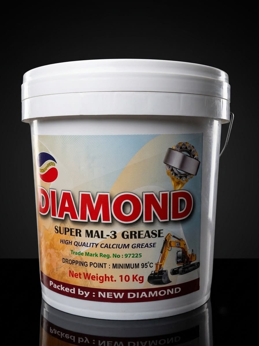 Diamond Super Mal-3 Calcium Grease Bucket (10 kg)